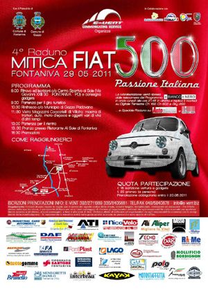 4° Raduno della mitica Fiat 500