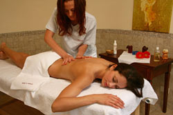 Una sessione di massaggio