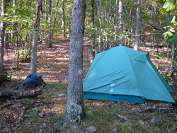 Una tenda da campeggio